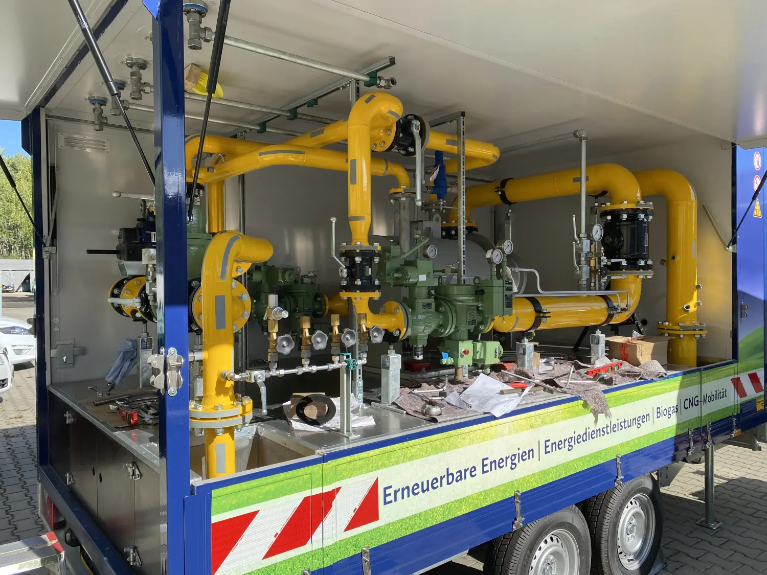 Kunde: Ohra Energie GmbH Mobile Gasanlage von Gasanlagenbau Petzold GmbH